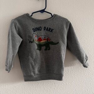 Garanimals Gray Dino Garanimals Toddler Boy Fleece Sweatshirt Size 2T